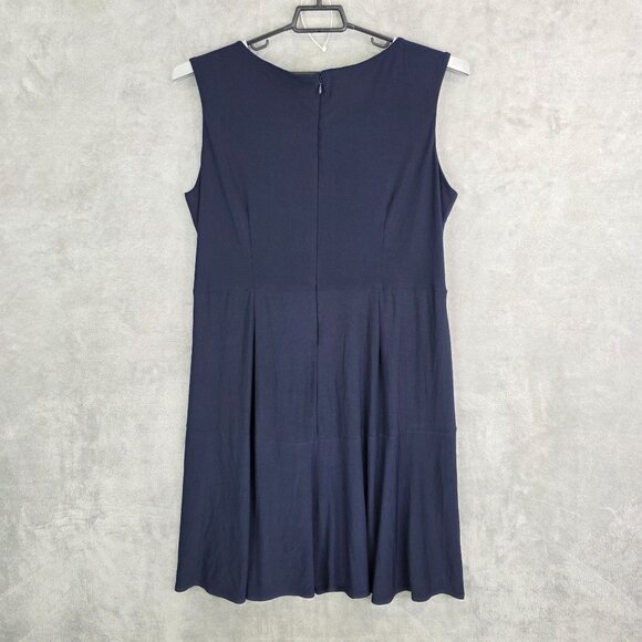 Womens Lane Bryant Sleeveless Navy Blue Dress Polyester Spandex Blend Size 18/20 - Picture 6 of 9